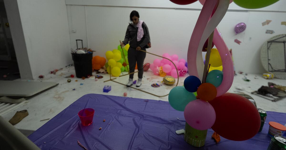  Inside the Stockton banquet hall where kids were slaughtered, parents return to a scene of horror