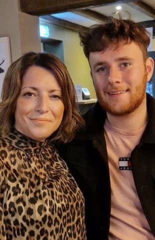 Richard Abrahams / SWNS Luke Abrahams and his mom Julie Needham