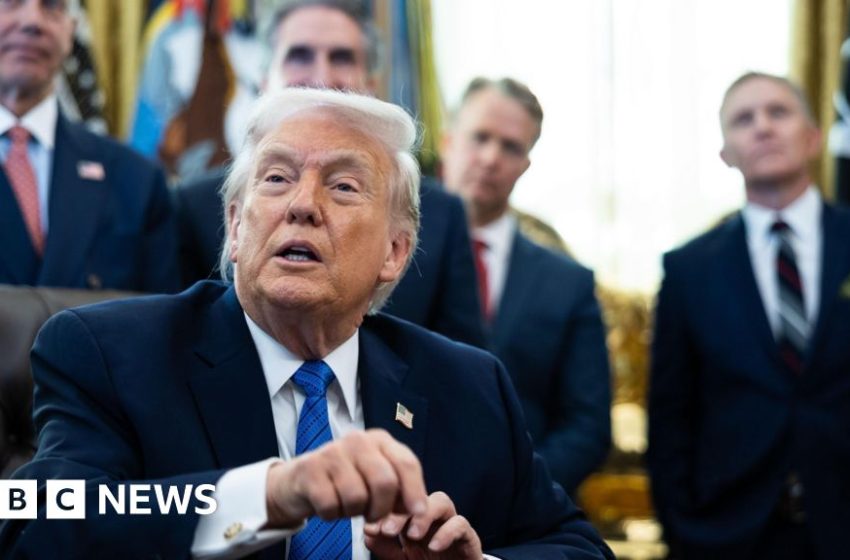  Trump says Iran wants a deal rather than face military action – BBC