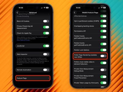1120hz safari scrolling promotion