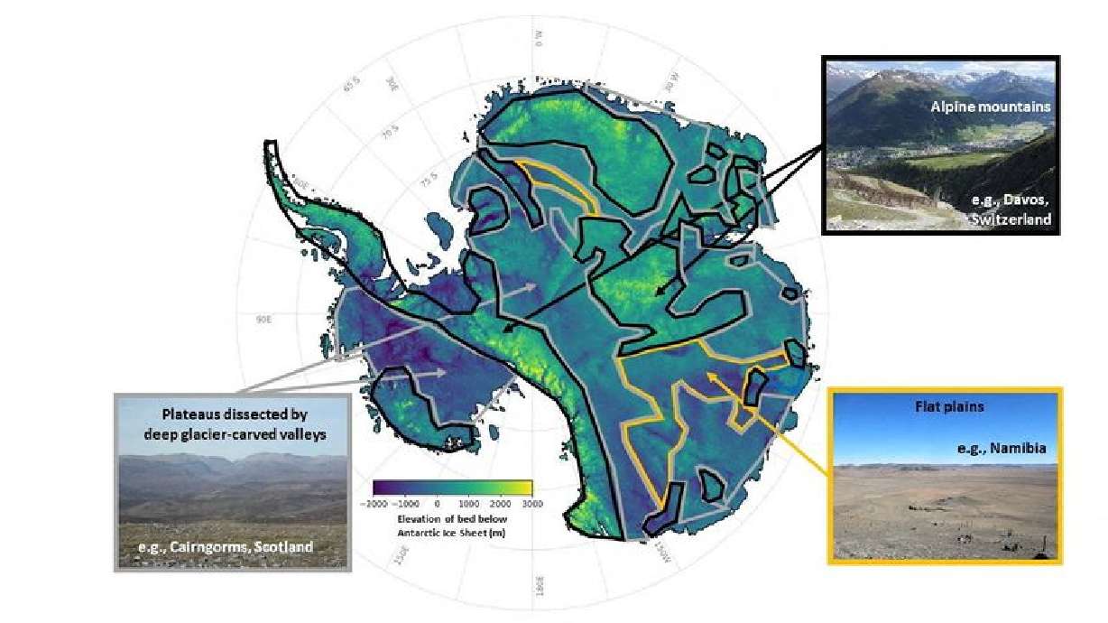  New map reveals hidden landscape under Antarctica’s ice sheet