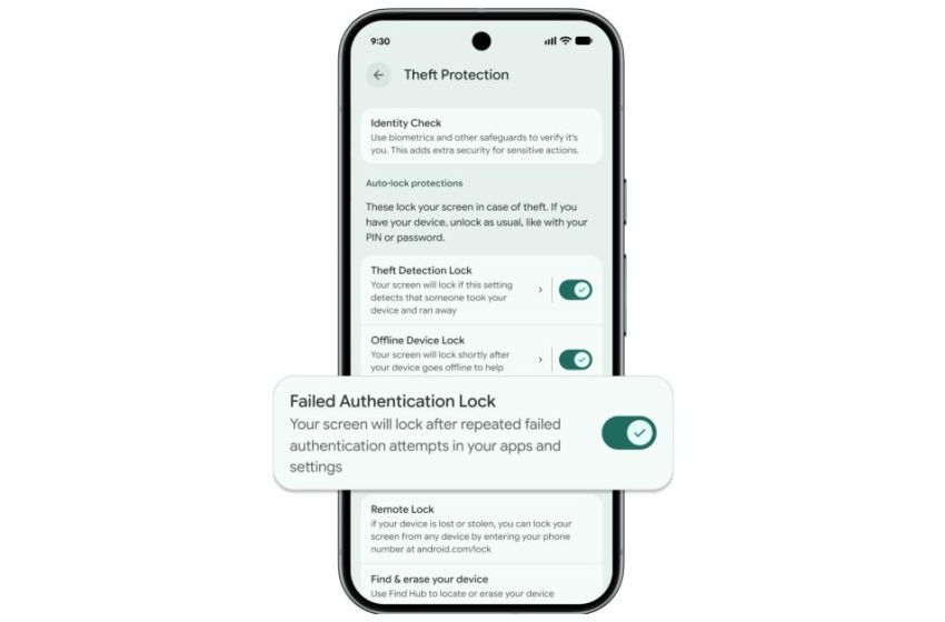  Android adds ‘Failed Authentication Lock’ setting
