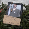 A picture sits at a memorial to Alex Pretti on Jan. 25, 2026 in Minneapolis, Minn. (Photo by