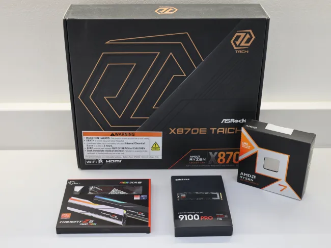 AMD Ryzen 7 9850X3D review kit