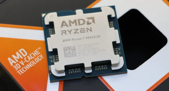 AMD Ryzen 7 9850X3D with 3D V-Cache