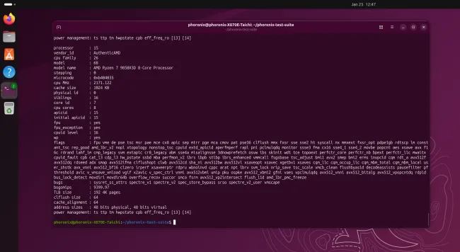 AMD Ryzen 7 9850X3D on Linux