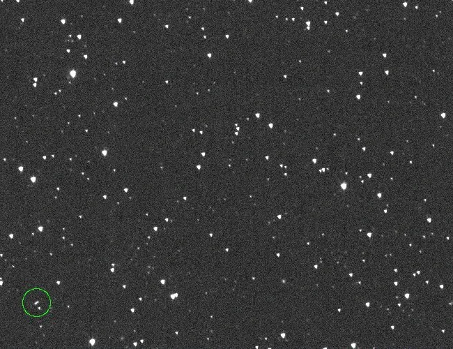 These are the images that were used to discover Asteroid 2024 YR4 Credit: ATLAS
