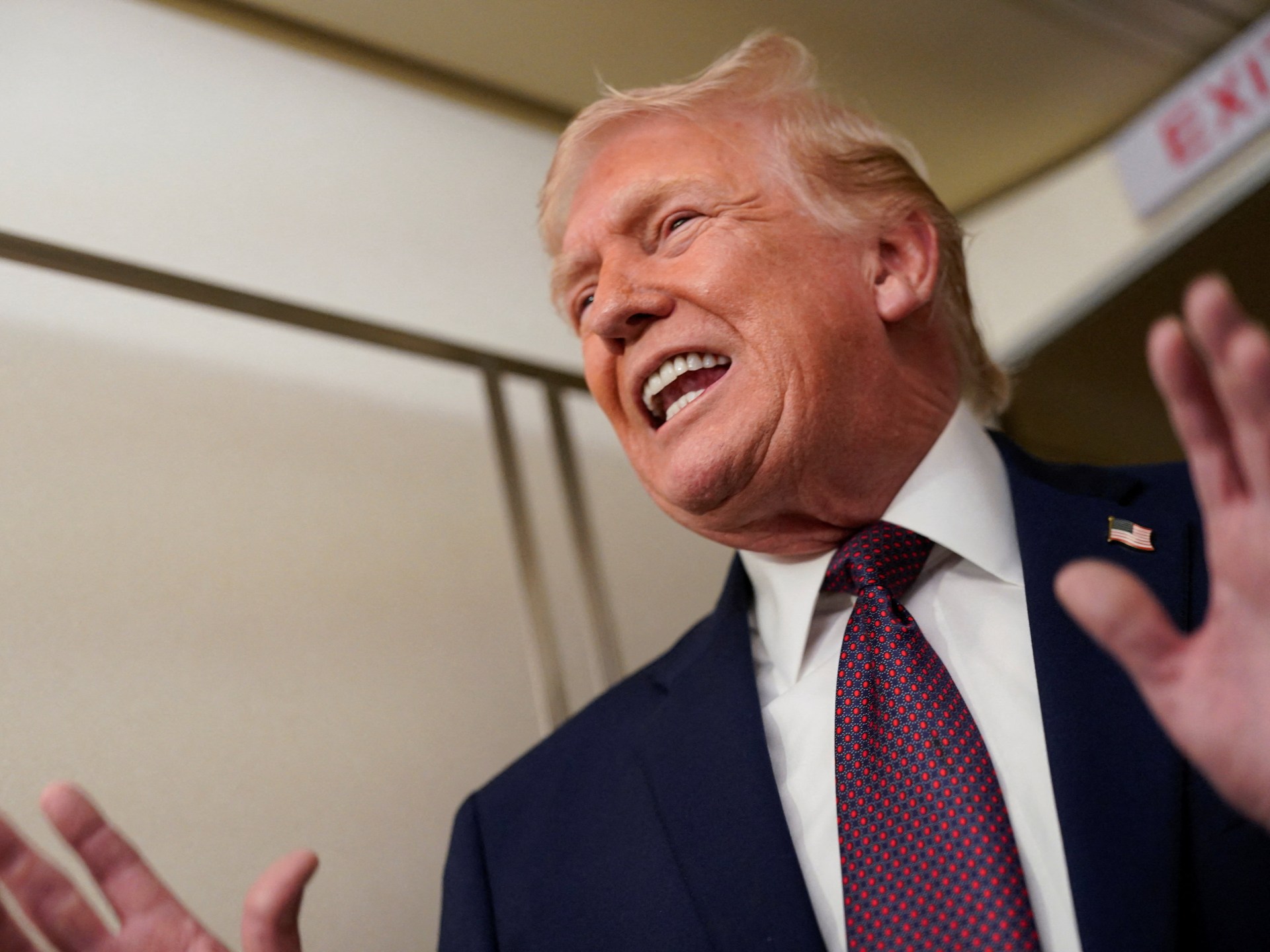  Trump says US military considering ‘very strong options’ for Iran | News