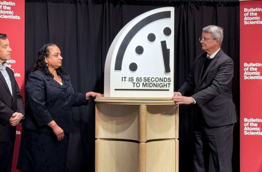  “Doomsday Clock” moves to 85 seconds to midnight, closest point to catastrophe since its debut