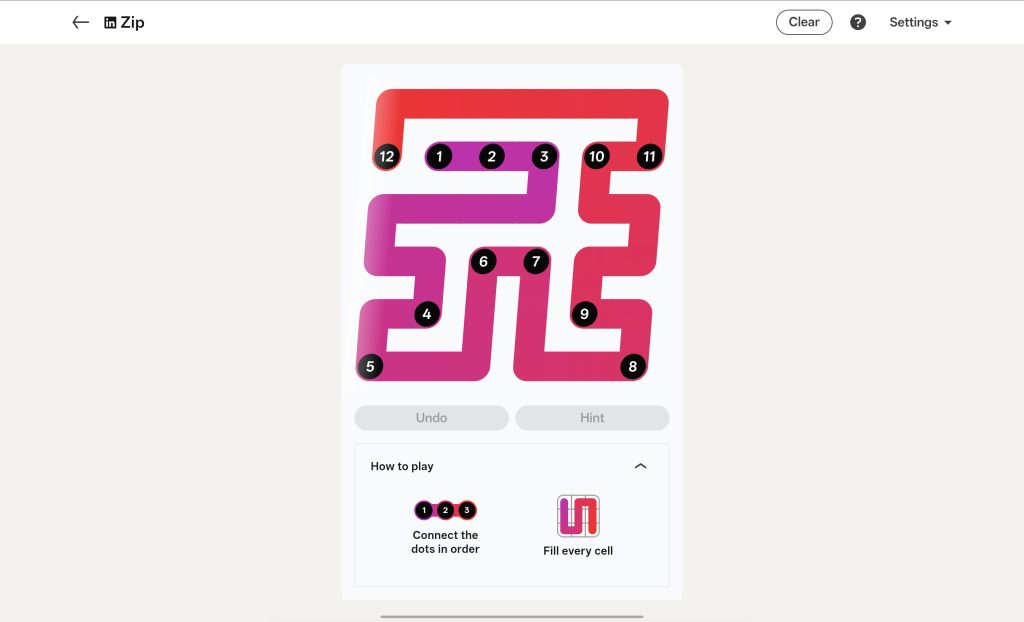 All LinkedIn Games Solutions for Today (January 12, 2026) 2 A screenshot of the Linkedin Games.