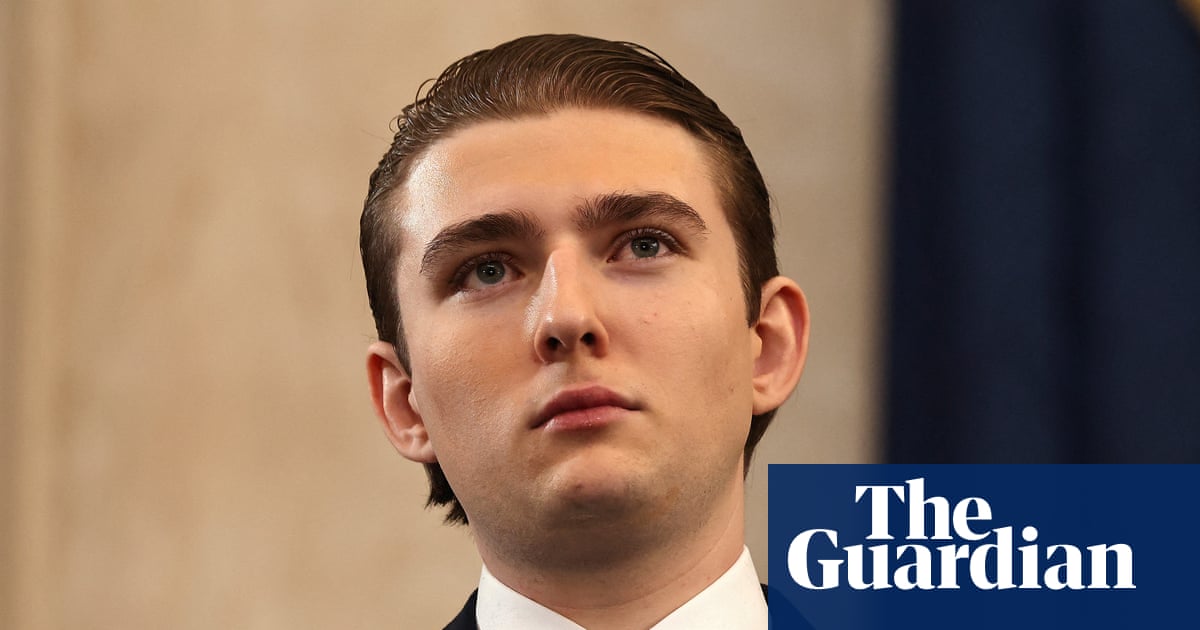  Man accused of rape denies anger over call from Barron Trump, court hears | UK news