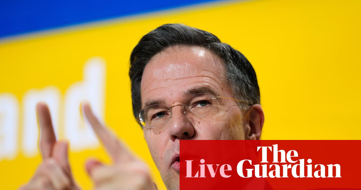  Nato chief Rutte: ‘Keep on dreaming’ if you think Europe could defend itself without US – as it happened | World news