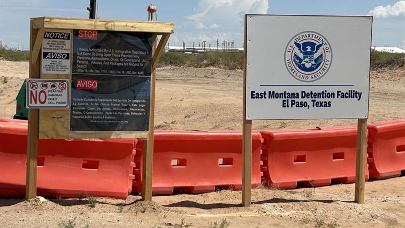 ICE reports death of Nicaraguan man at Camp East Montana in El Paso