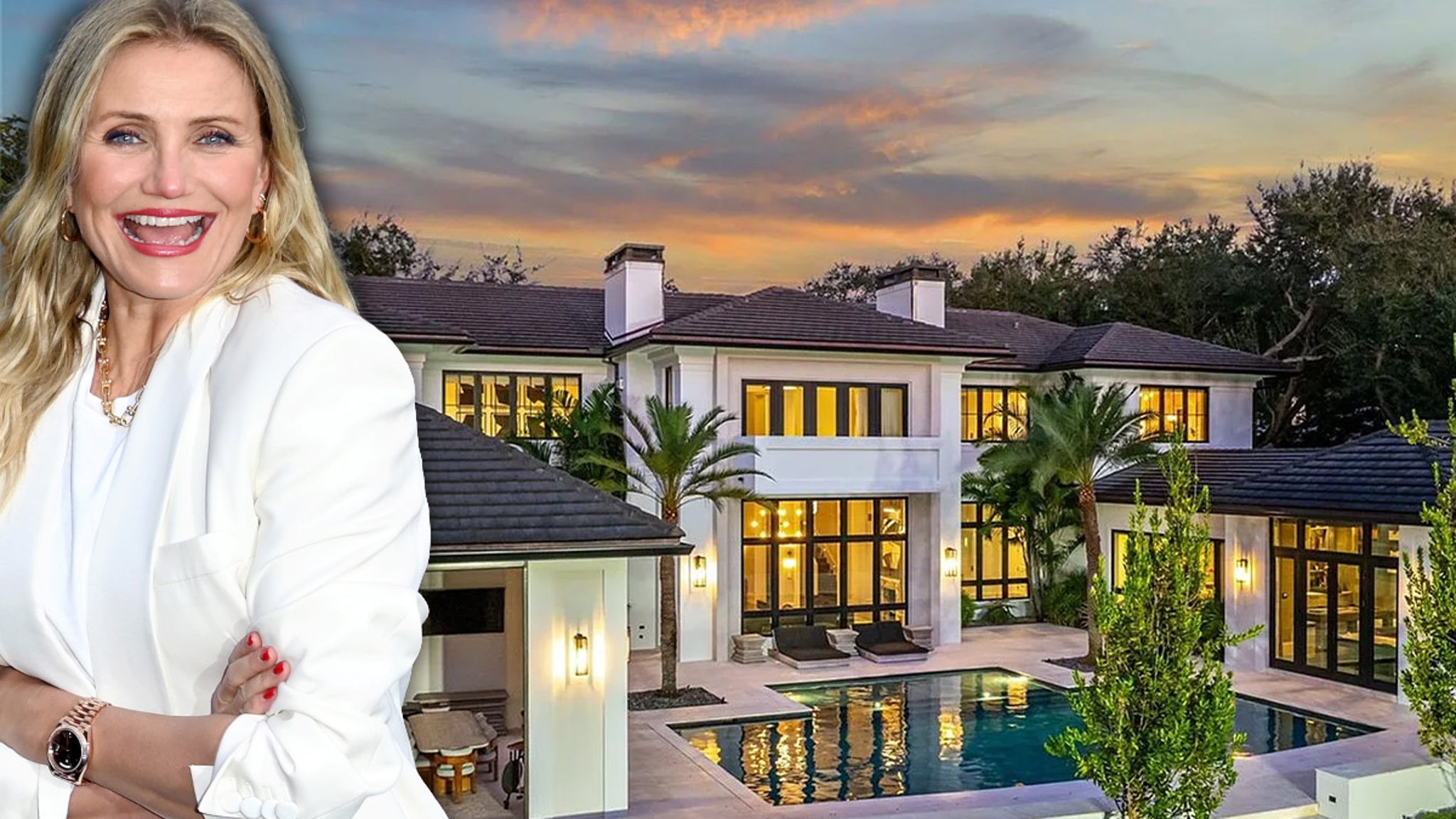  Cameron Diaz Mansion Hunting in Miami Area, Toured NBA Player’s House
