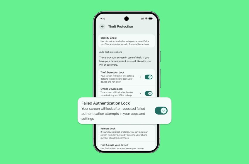  Android Gets Enhanced Set of Theft Protection Feature Updates