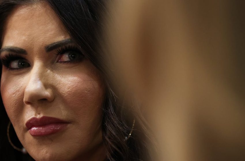  ICE Barbie Kristi Noem Unleashes Epic Side Eye at Rival Kelly Loeffler After Trump Snub