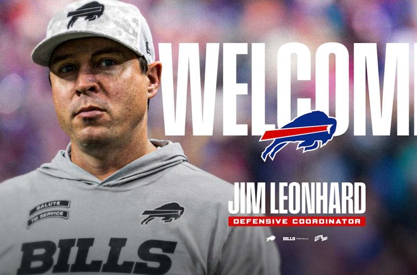  Bills hire former Buffalo safety Jim Leonhard as defensive coordinator