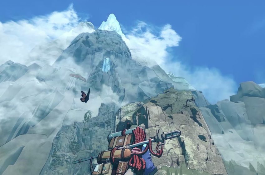  Time to climb a weird mountain in Cairn, the windy backpacking odyssey from the creators of Haven and Furi