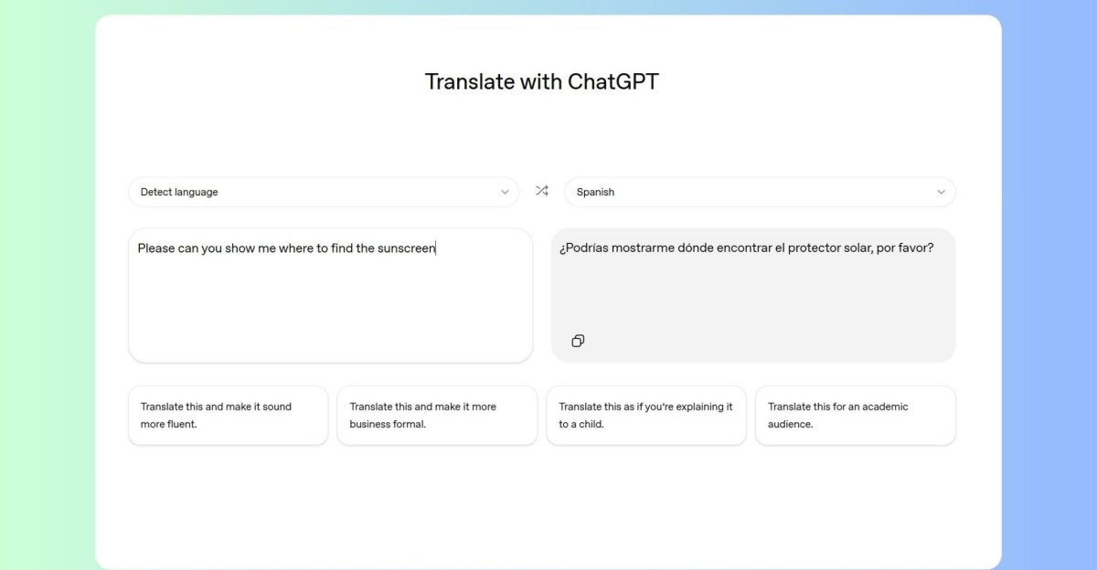  OpenAI’s ChatGPT translator challenges Google Translate