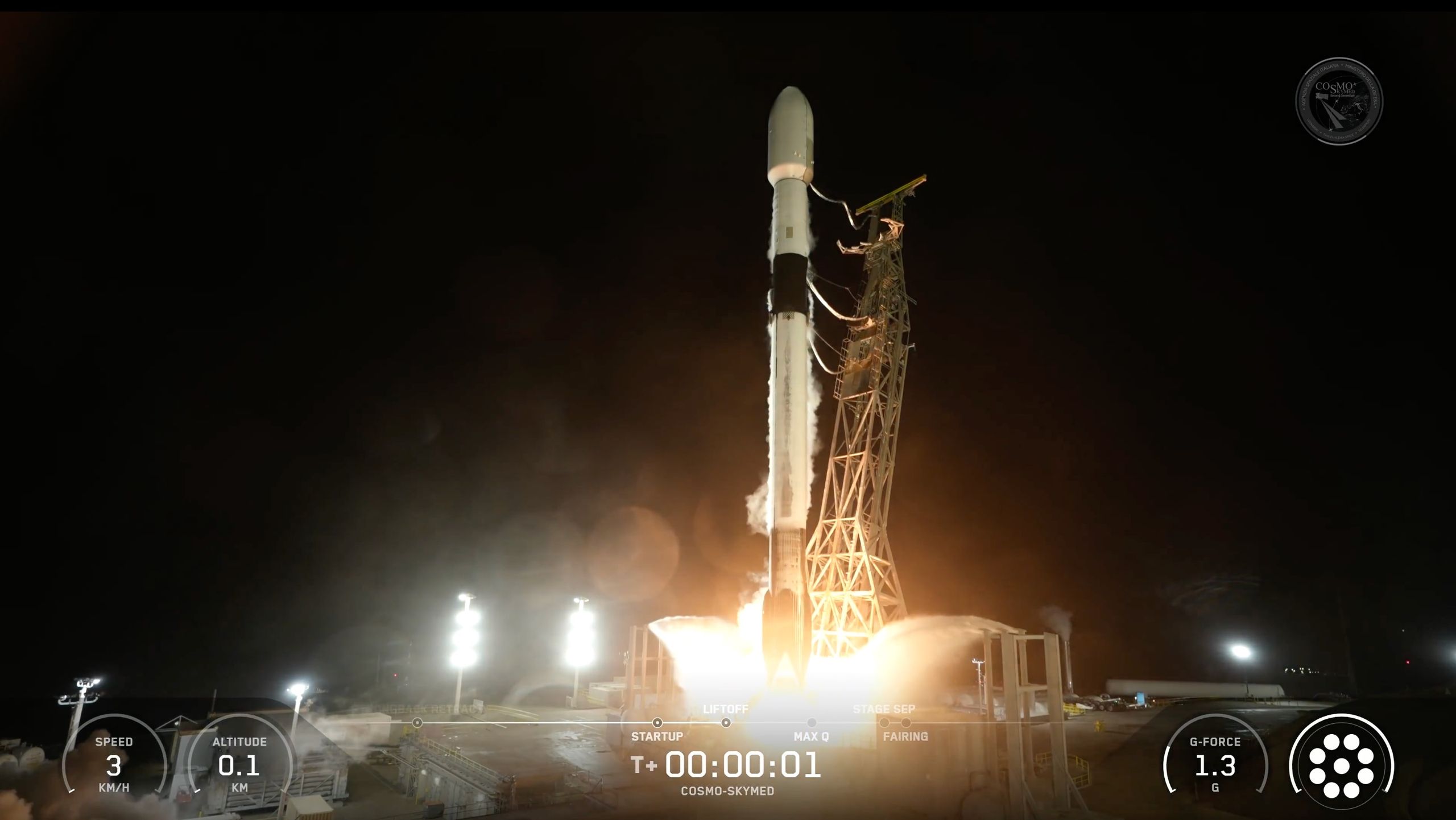  SpaceX launches Italian Earth-observing satellite to orbit on the 1st mission of 2026