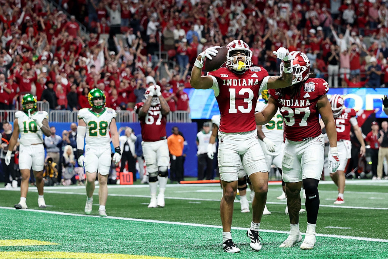 College Football Playoff Semifinal - Chick-fil-A Peach Bowl: Oregon v Indiana