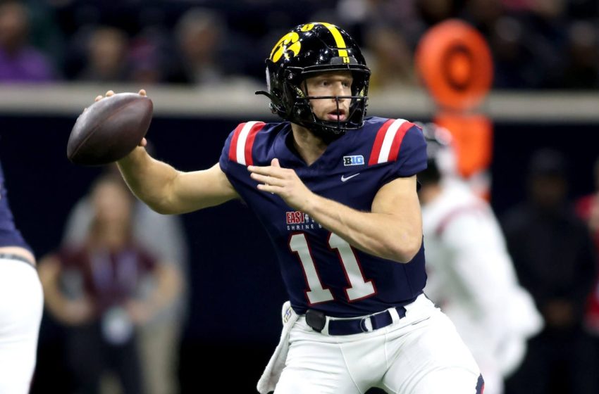  Eli Heidenreich, Mark Gronowski among 2026 NFL Draft standouts during Shrine Bowl week