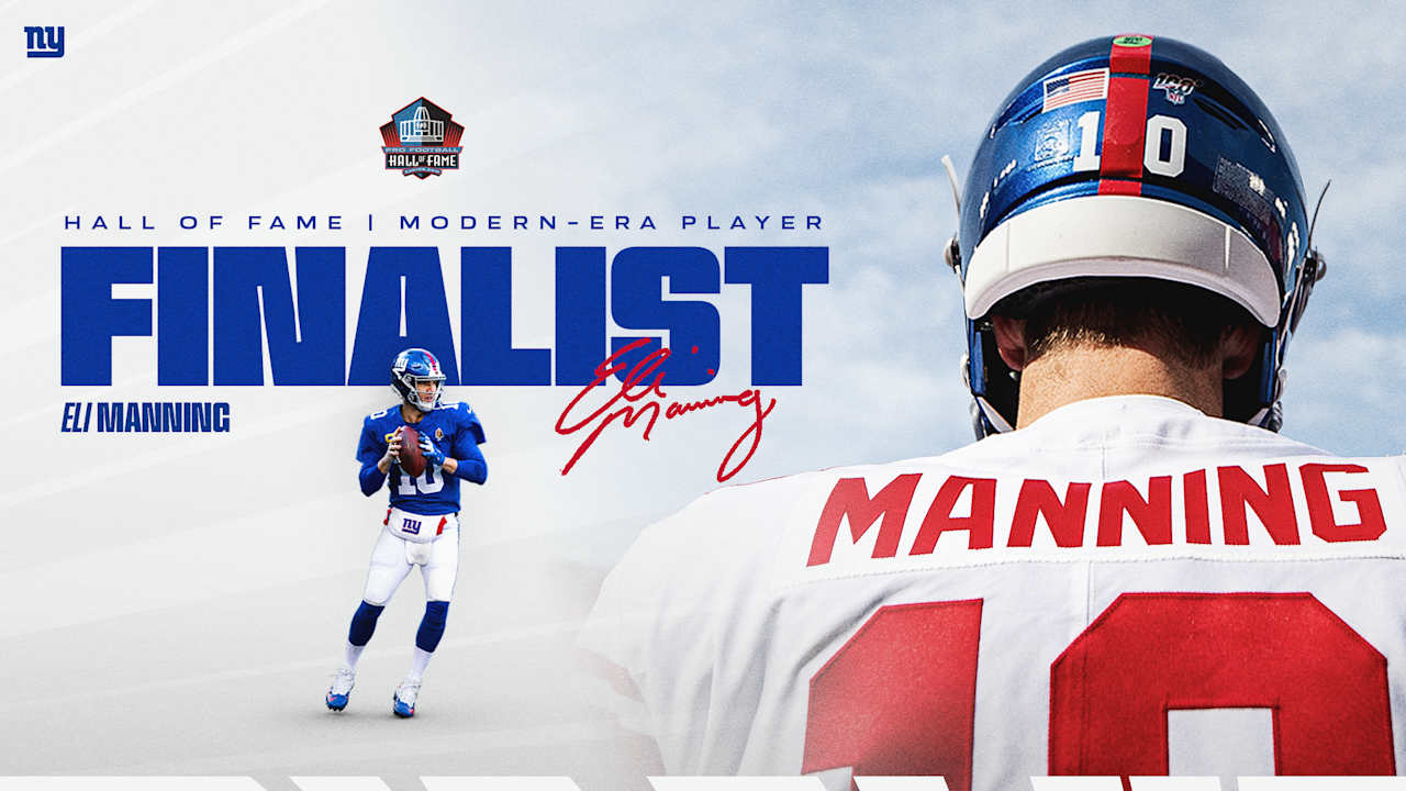  Eli Manning among 15 finalists for Pro Football Hall of Fame Class of 2026