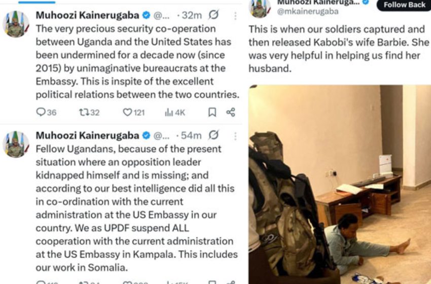  President Museveni’s Son Kainerugaba Makes U-Turn, Apologises To U.S. After Suspending Military Ties Over Bobi Wine Claims