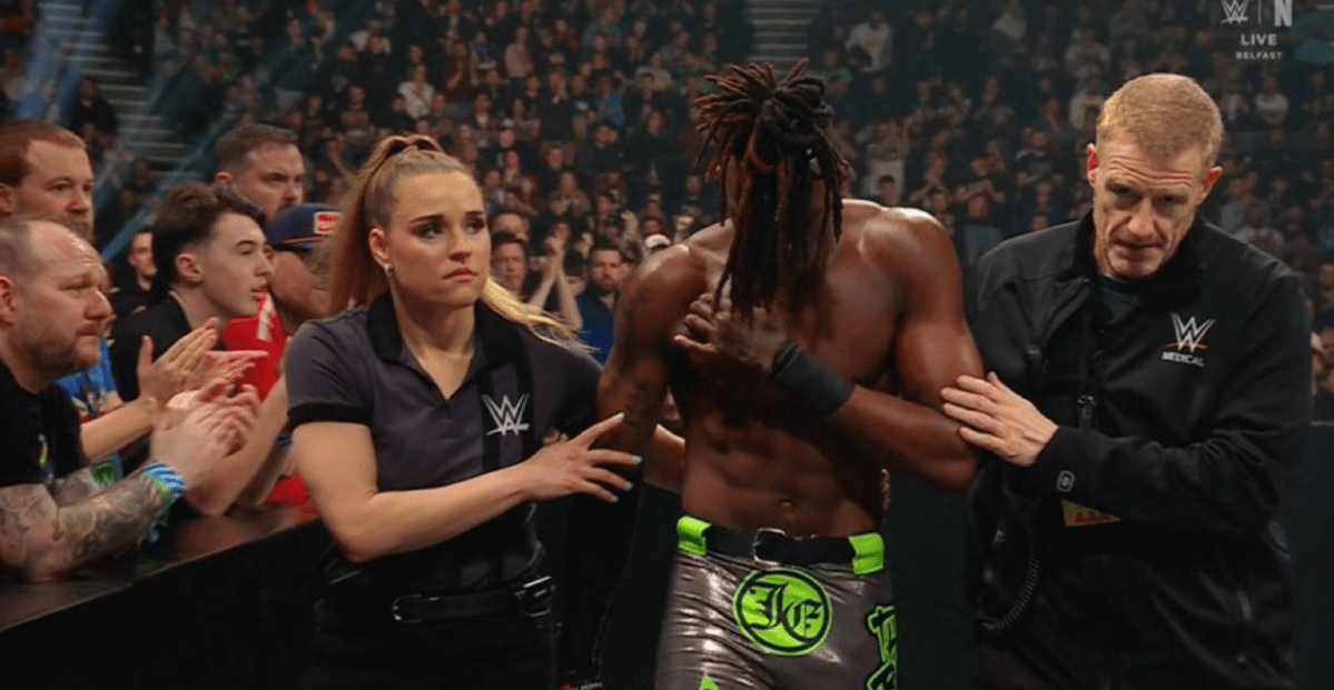  Je’Von Evans match stopped due to injury