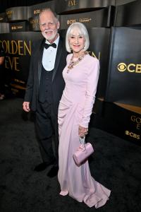 Taylor Hackford and Helen Mirren at Golden Eve: The Golden Globes Honor Helen Mirren & Sarah Jessica Parker at The Beverly Hilton on January 06, 2026 in Beverly Hills, California.
