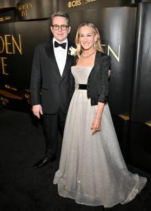 Matthew Broderick and Sarah Jessica Parker at Golden Eve: The Golden Globes Honor Helen Mirren & Sarah Jessica Parker at The Beverly Hilton on January 06, 2026 in Beverly Hills, California.