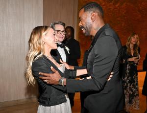 Sarah Jessica Parker, Matthew Broderick and Colman Domingo at Golden Eve: The Golden Globes Honor Helen Mirren & Sarah Jessica Parker at The Beverly Hilton on January 06, 2026 in Beverly Hills, California.