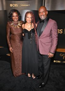 Viola Davis, Genesis Tennon and Julius Tennon at Golden Eve: The Golden Globes Honor Helen Mirren & Sarah Jessica Parker at The Beverly Hilton on January 06, 2026 in Beverly Hills, California.
