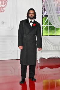 Shazad Latif at the "Wuthering Heights" World Premiere held at the TCL Chinese Theatre on January 28, 2026 in Los Angeles, California.