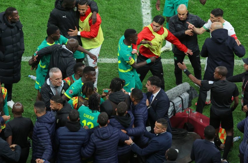  Senegal and Morocco fined after African Cup final chaos : NPR