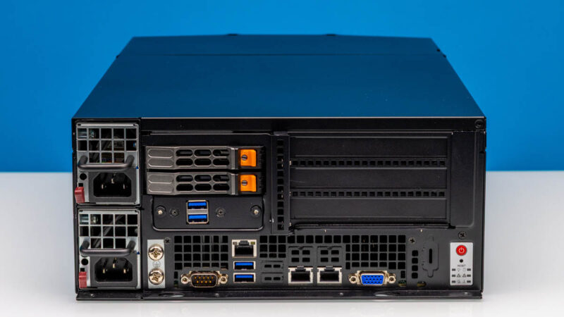 Supermicro SYS E403 14B FRN2T Rear 2