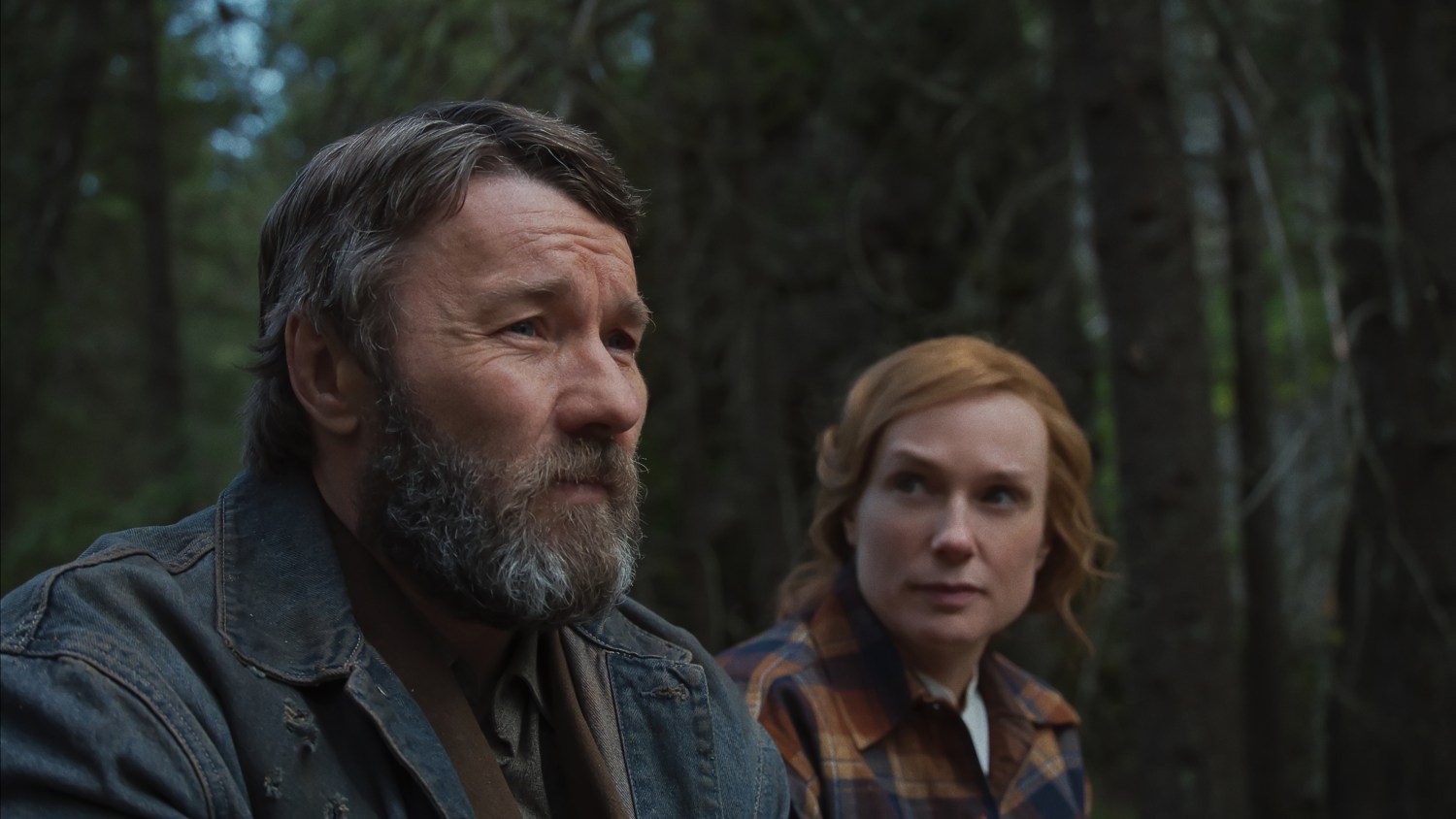 Joel Edgerton as Robert Grainier and Kerry Condon as Claire Thompson