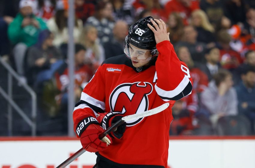  Uh, oh: Devils’ Jack Hughes exits game with injury