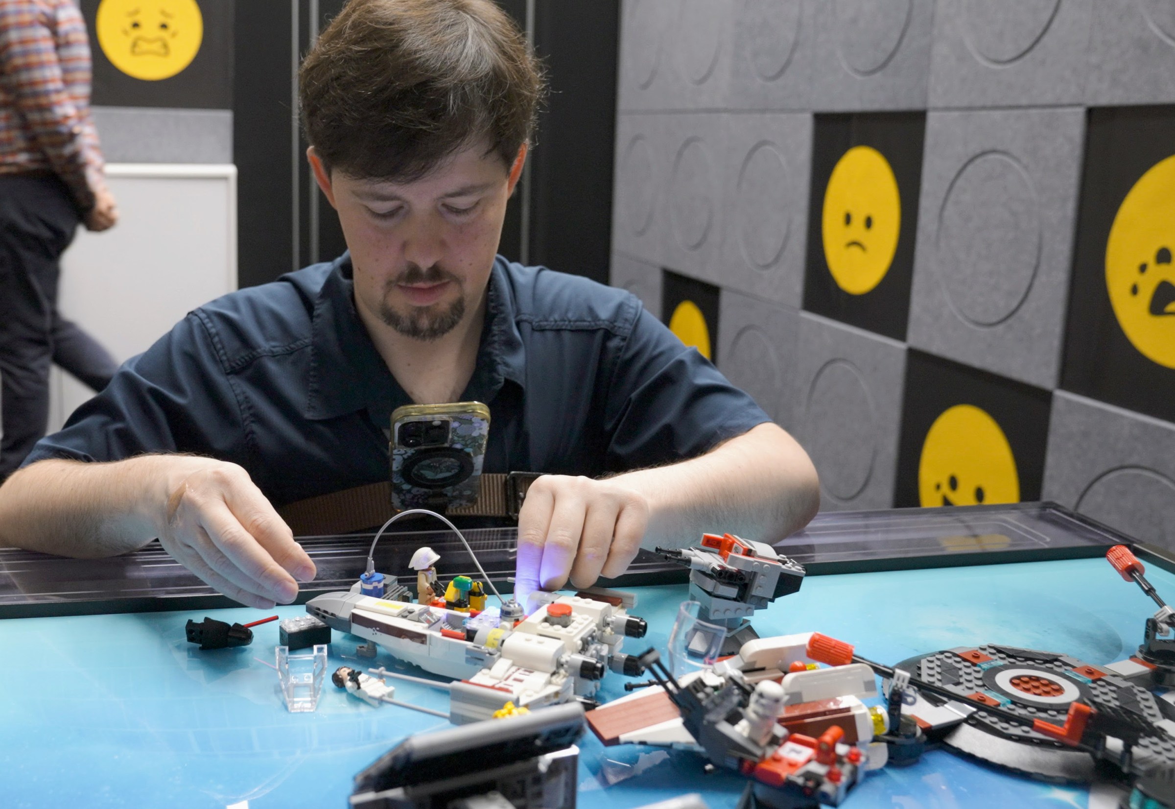 Refueling my X-Wing while filming part of the video you see embedded in this story.