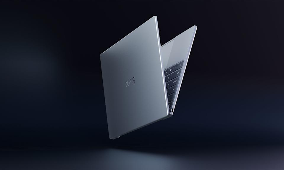 Dell wouldn't let me take photos of the XPS 13 prototype model, but here's a teaser it provided for CES. 