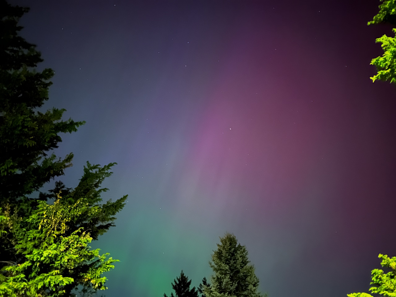  Map shows 18 states, including Oregon, where northern lights may be visible Friday night