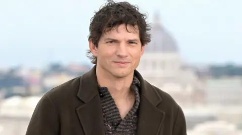 Getty Images American actor Christopher Ashton Kutcher during the photocall of FX's thriller series The Beauty at the Hotel de la Ville. Rome (Italy), January 19th, 2026