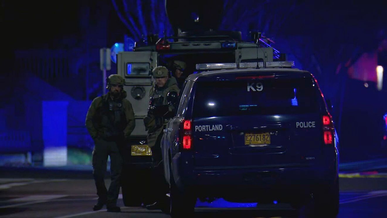  Two Portland police officers shot, search for shooter underway