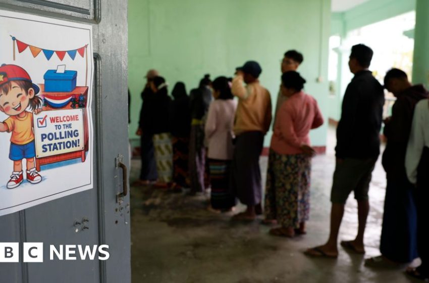  At least 170 killed in air strikes during Myanmar's widely criticised election, UN says – BBC