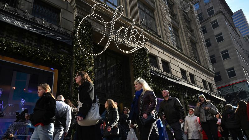  Saks Global files for bankruptcy protection amid luxury market strains