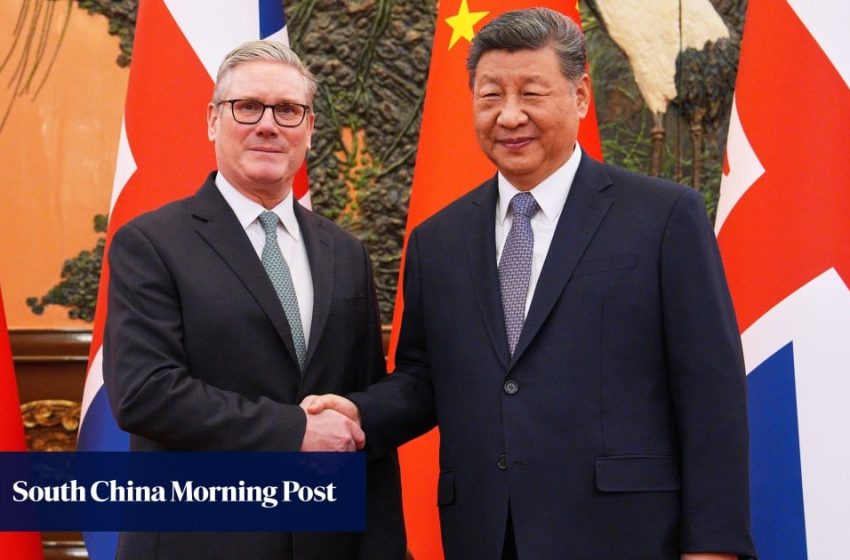  Time to open ‘new chapter’ in Britain-China relations, Xi Jinping tells Keir Starmer