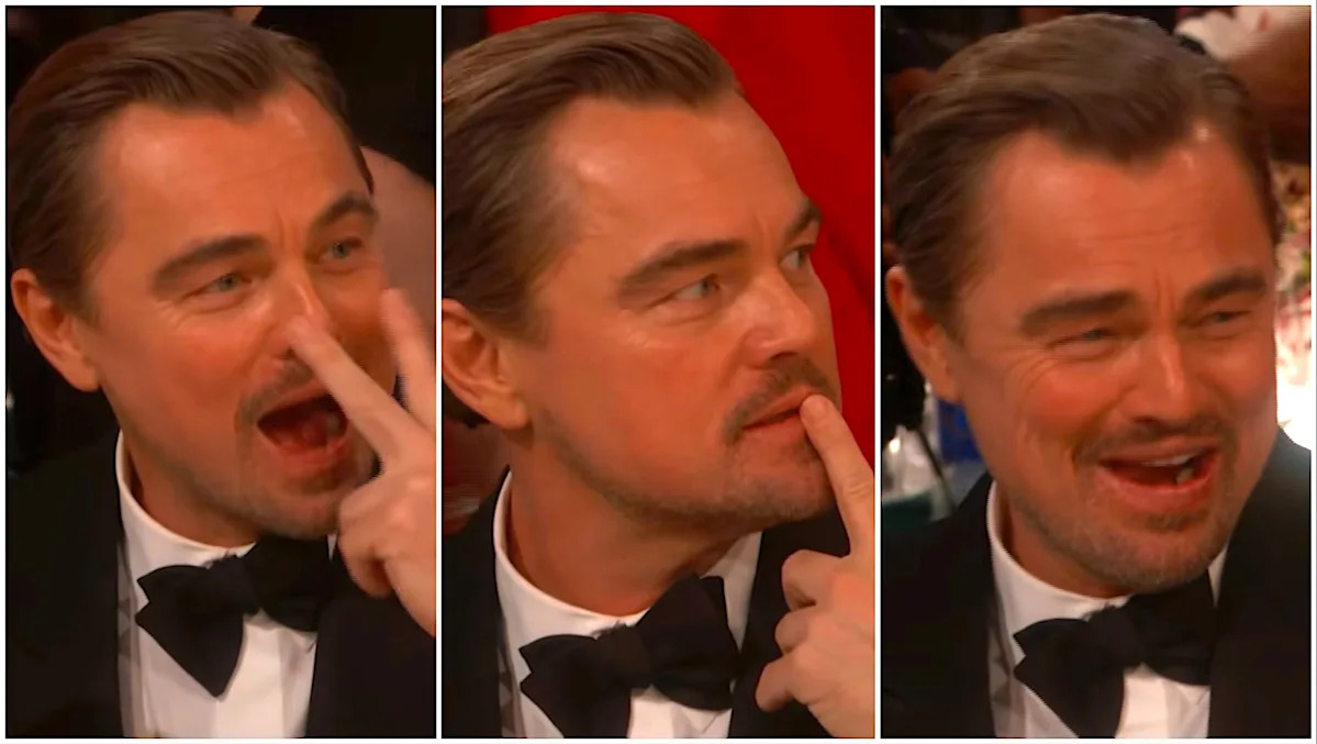  Leonardo DiCaprio’s Candid Interaction With Fellow Golden Globes Attendee Goes Viral