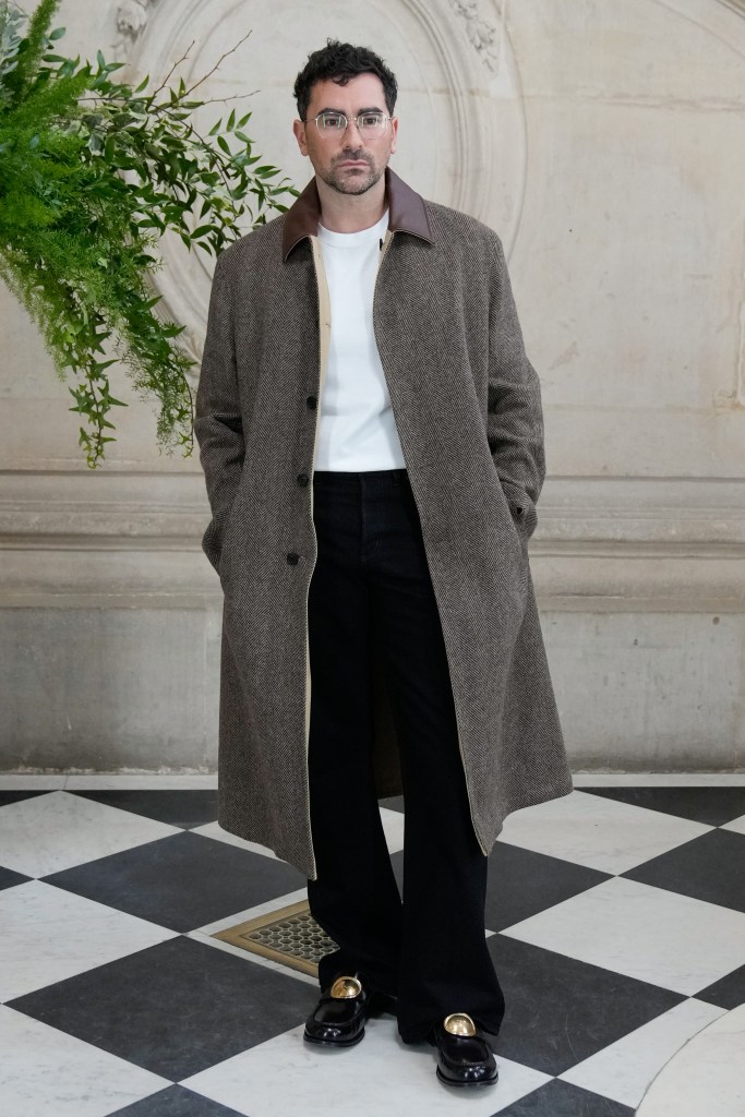 Dan Levy attends the Christian Dior Haute Couture show during Paris Fashion Week.