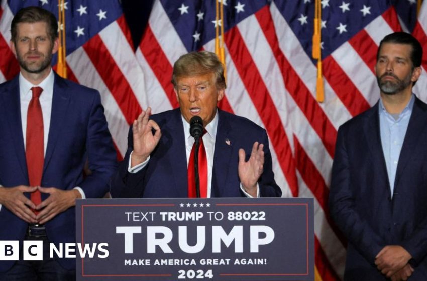  Donald Trump sues IRS and US Treasury over leaked tax documents