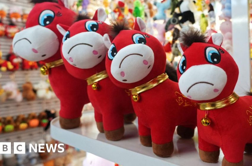  ‘Crying horse’ toys go viral in China ahead of Lunar New Year